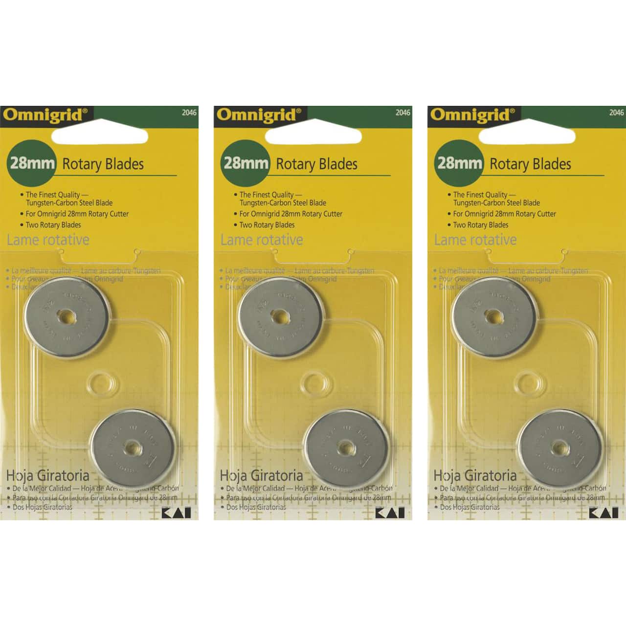 Omnigrid® 28mm Rotary Replacement Blades, Pack Of 6